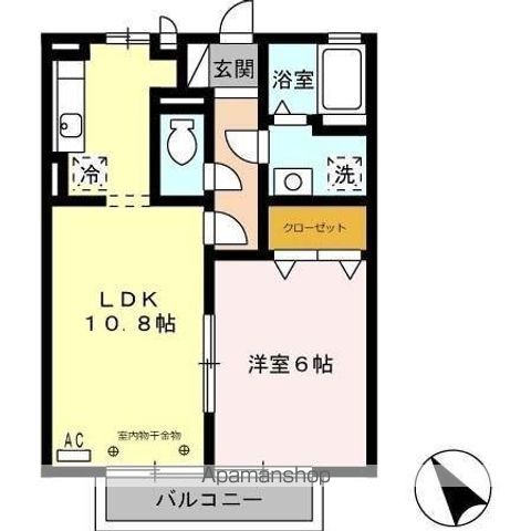 ソレイユ 長沢 Iの間取り写真
