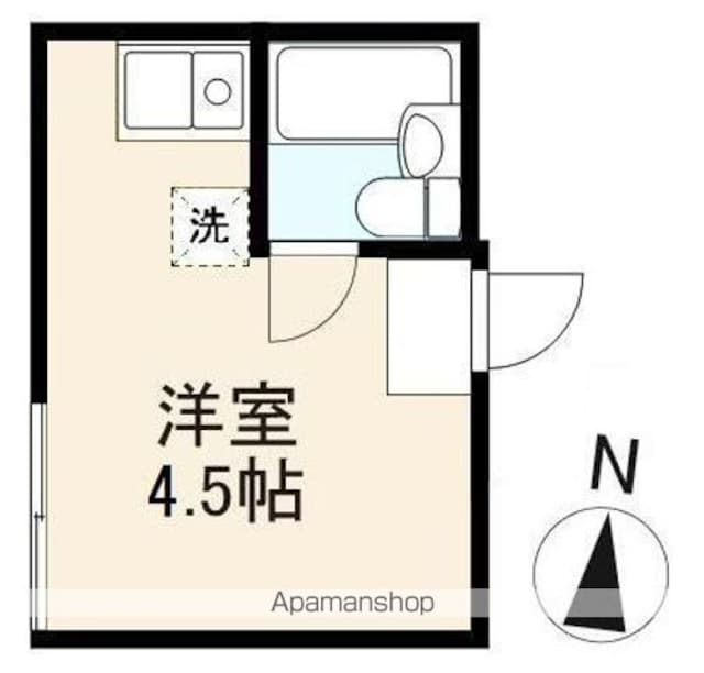 香川県高松市西宝町２丁目[1R/11.5m2]の間取図