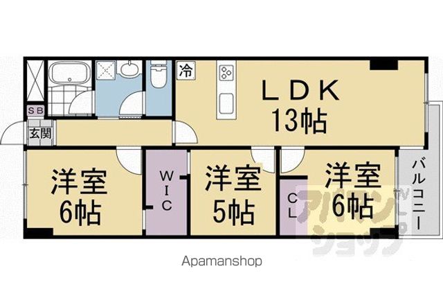 インペリアル京都の間取り写真