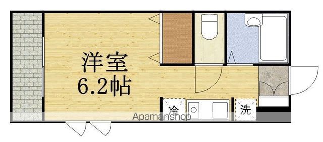 三鷹市深大寺のアパートの間取り