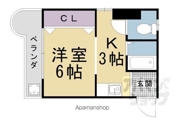 銀閣寺南の間取り写真
