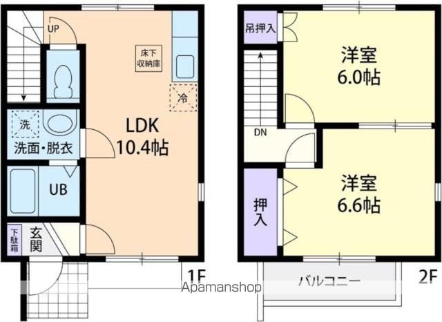 常磐線 神立駅 徒歩72分 2階建 築12年の間取り写真