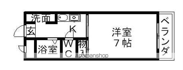 サニーウェル新石切の間取り写真