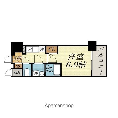 エスリード弁天町クレールの間取り写真