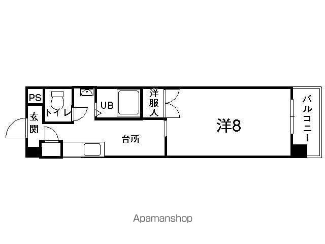 トレンディ山越の間取り写真