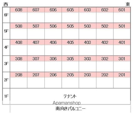 ロイヤルアネックス福音寺[3LDK/53.46m2]の配置図