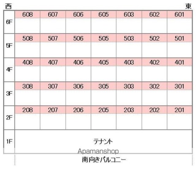 ロイヤルアネックス福音寺[3LDK/53.46m2]の配置図