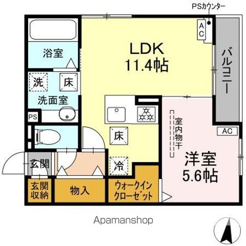 DーHILLS西浅田の間取り写真