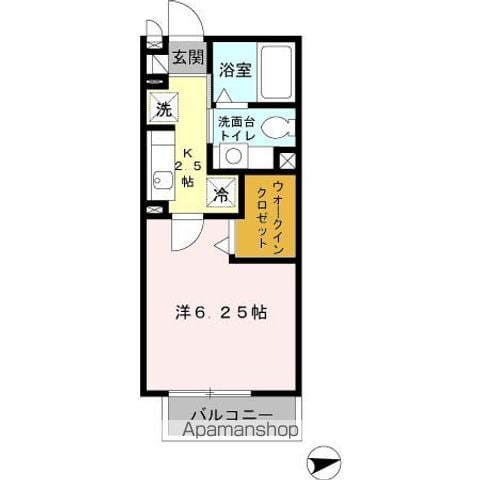 グランモア柳川AB Bの間取り写真