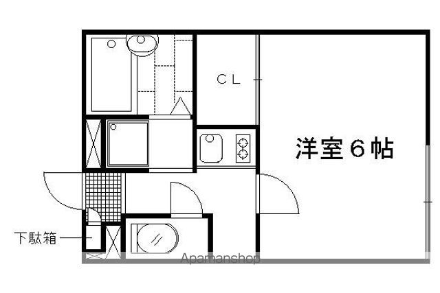 レオパレス西陣の間取り写真
