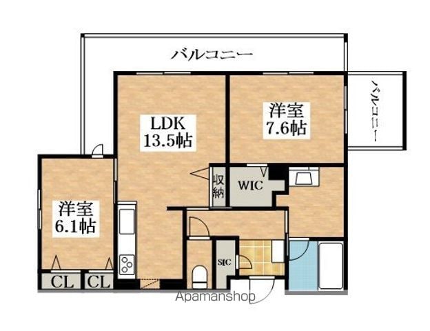 クレイエールの間取り写真