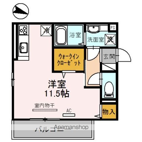 ＤーＲＯＯＭ吹屋町　Ｂ棟の間取り