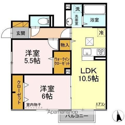 つくばエクスプレス 柏の葉キャンパス駅 徒歩27分 2階建 築6年の間取り写真