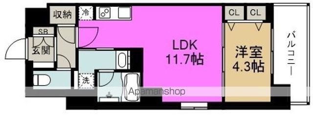 LA GRACE FUKUSHIMAIIの間取り写真
