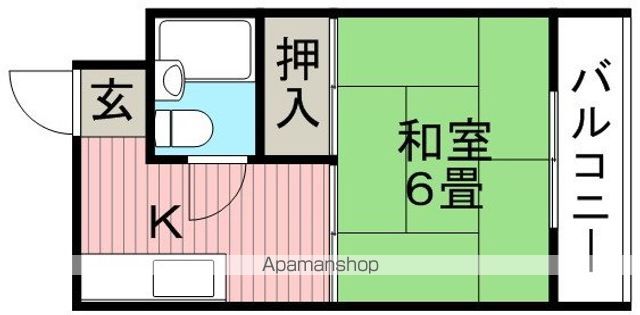 つばさハイツの間取り写真