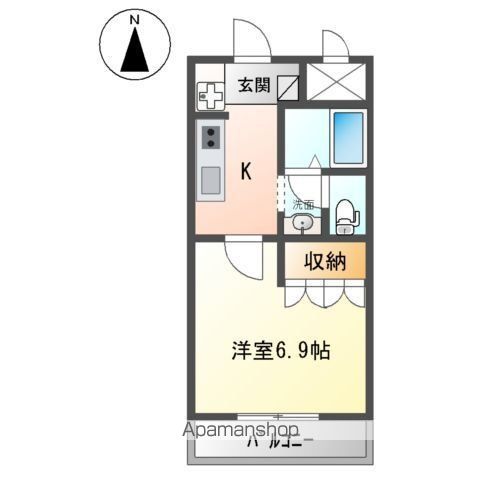 グランセ田宮IIの間取り写真