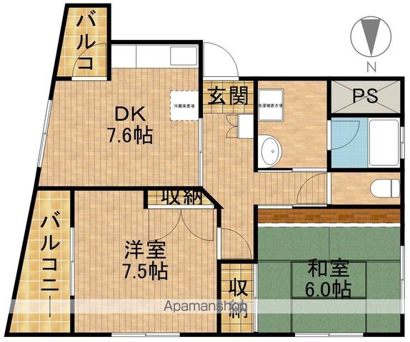 野田ビルIの間取り写真