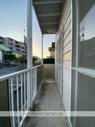 フォブール田中Ａ棟[2LDK/51.34m2]のバルコニー