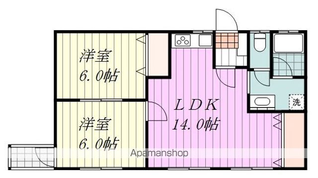 豊島マンションの間取り写真