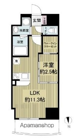 セレニテ堺筋本町リアンの間取り写真