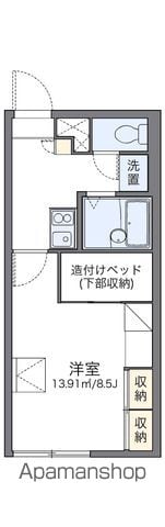 レオパレスグリーンウッドの間取り写真