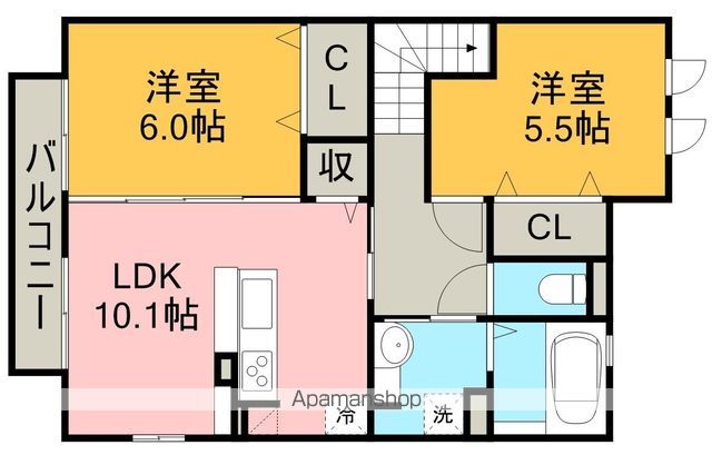 カーサ カルダの間取り写真