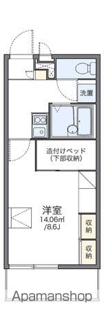 レオパレスYUTAKAの間取り写真