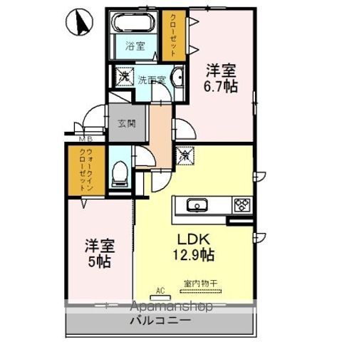 CASAFELICEの間取り写真