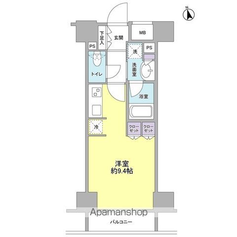 コンフォリア新宿御苑Ⅱの間取り