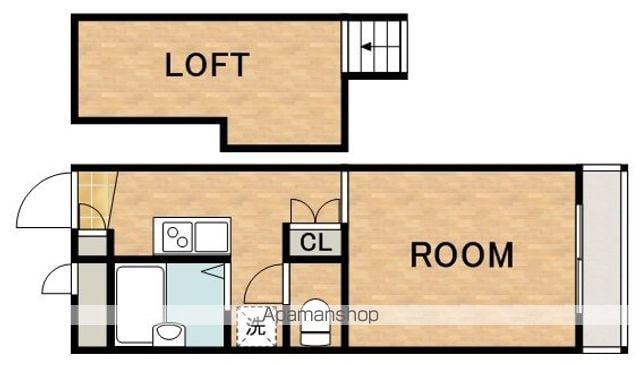レオパレス東住吉の間取り写真