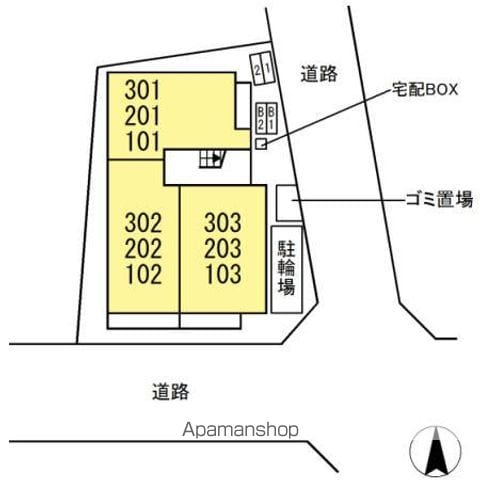 グリーングラス　Ⅱ 101 ｜ 神奈川県川崎市幸区小倉３丁目16-4（賃貸アパート1LDK・1階・42.17㎡） その27