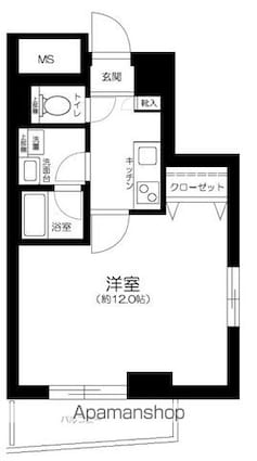 音楽マンション　セレナーデ東長崎[1K/32.94m2]の間取図