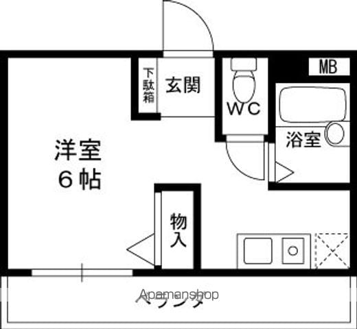 夙川ハイツAIOIの間取り写真