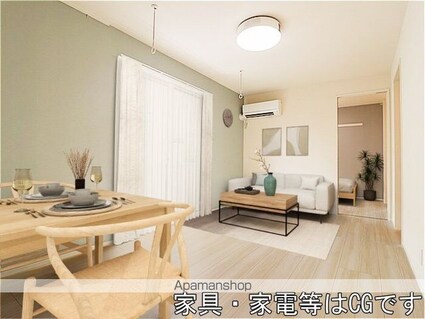 Ｄーｒｏｏｍ御茶園[1LDK/41.86m2]のリビング・居間