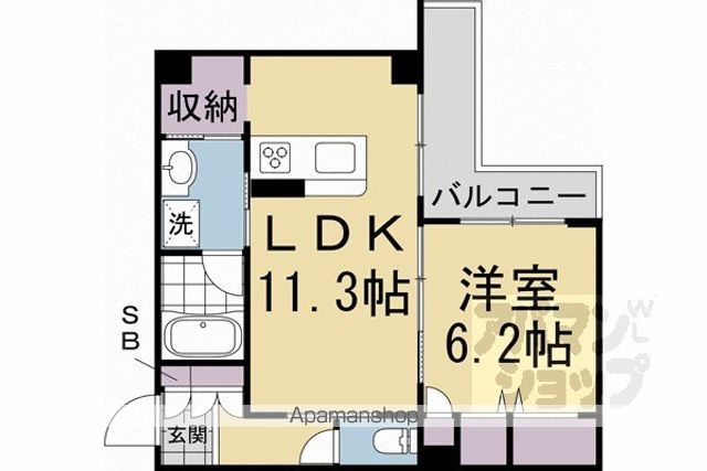 シャーメゾンふみの間取り写真
