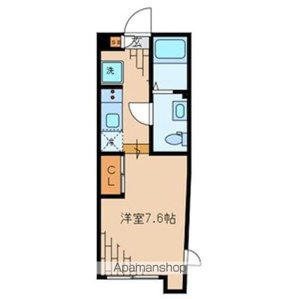 ＬＡＰｉＳ本駒込[1K/23.16m2]の間取図