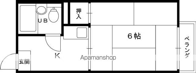 入江ハイツの間取り写真