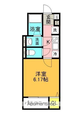 モダンアパートメント枚方上之町の間取り写真