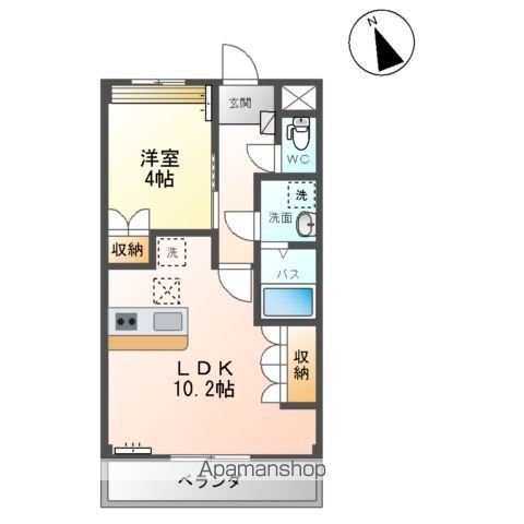 サンフィット　フジマンＡ棟の間取り