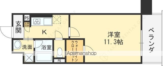 レジディア城北公園通の間取り写真