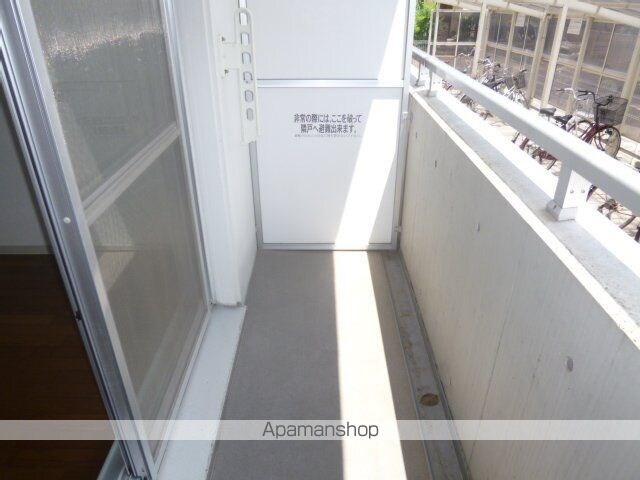 滋賀県大津市平津１丁目[1K/25m2]のバルコニー