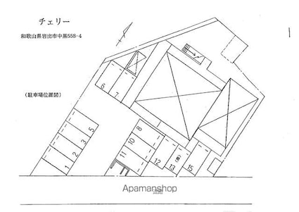 チェリー[2LDK/53.98m2]の配置図
