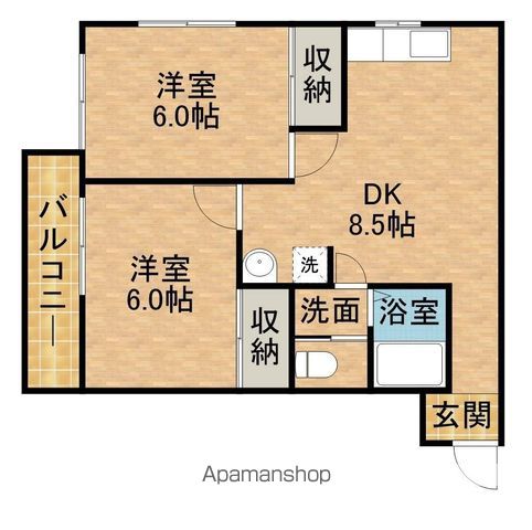 EIGHT BUILDINGIIの間取り写真