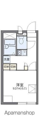 東京都杉並区桃井４丁目[1K/20.28m2]の間取図
