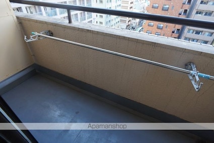 ライオンズマンション新宿東公園[1K/22.8m2]のバルコニー