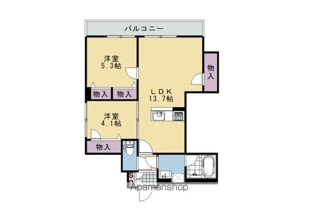 シャーメゾン北山上賀茂の間取り写真