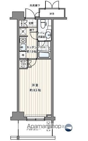 MFPRコート木場公園の間取り写真