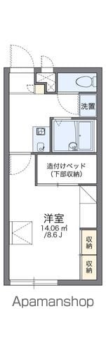 レオパレスLA PORTE’IIIの間取り写真