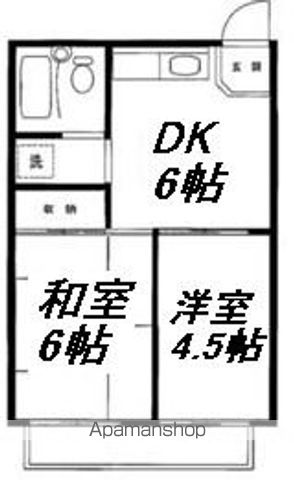 【武蔵野市境南町のマンションの間取り】