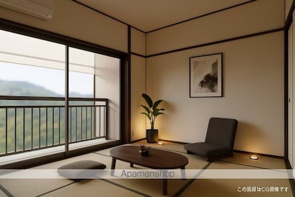 ルーレット台原[1K/17.33m2]のリビング・居間